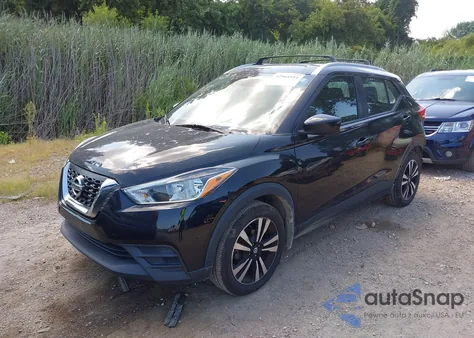 2019 Nissan Kicks Sv z USA, uszkodzony, nr VIN 3N1CP5CU3KL546448